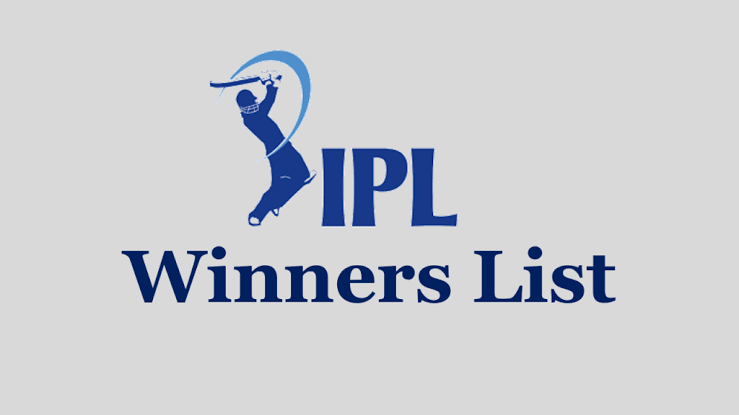 winners of ipl till now